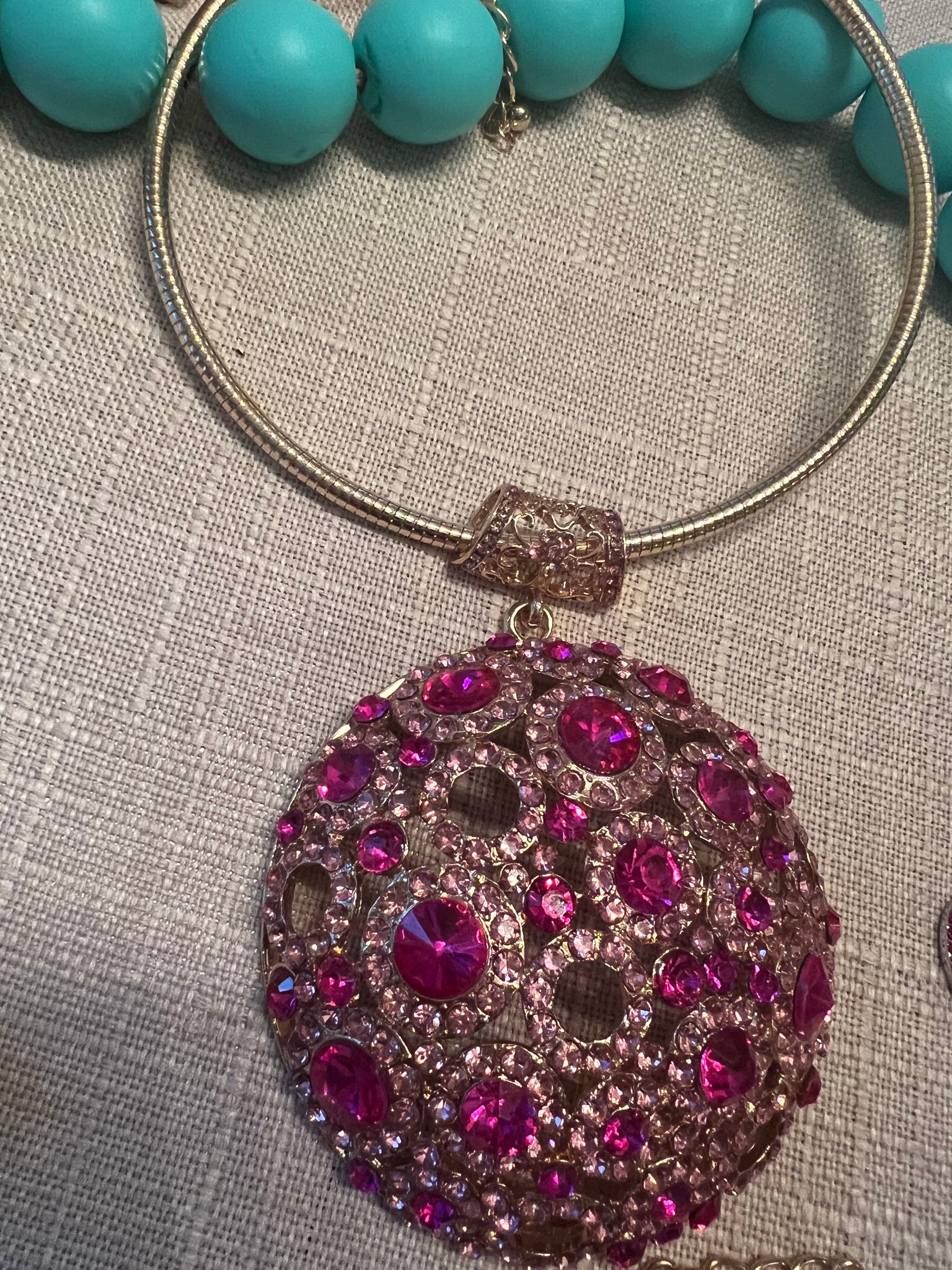 GLAM - Pink Think Necklace